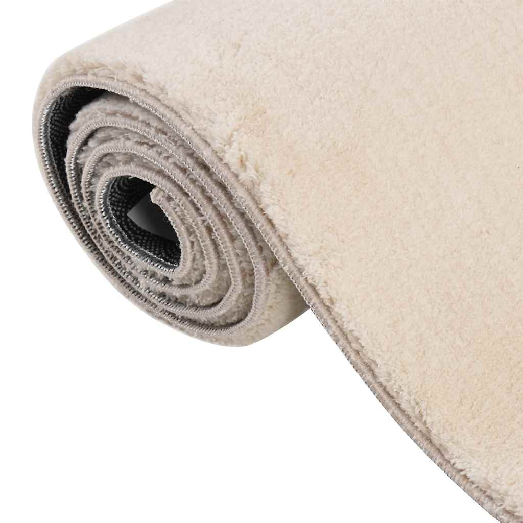 Shaggy-Teppich Schwarz 240x305 cm Polyester