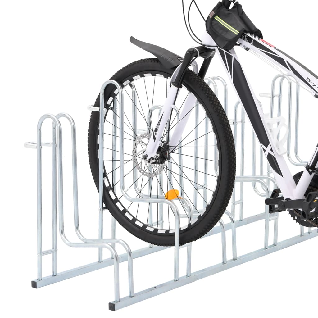 Fahrradständer für 2 Fahrräder Verzinkter Stahl