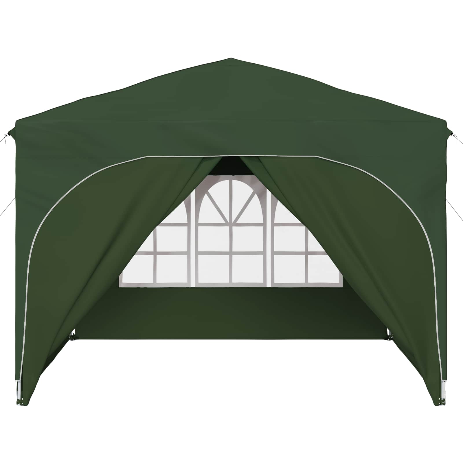 Pop-up Partyzelt 290 x 290 x 245 cm Creme