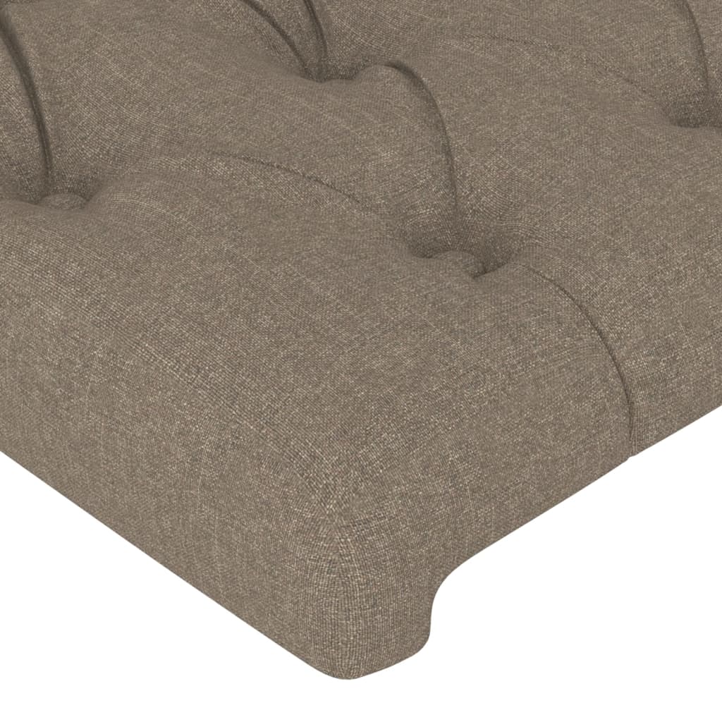 Kopfteil Hellgrau 80x7x118/128 cm Stoff