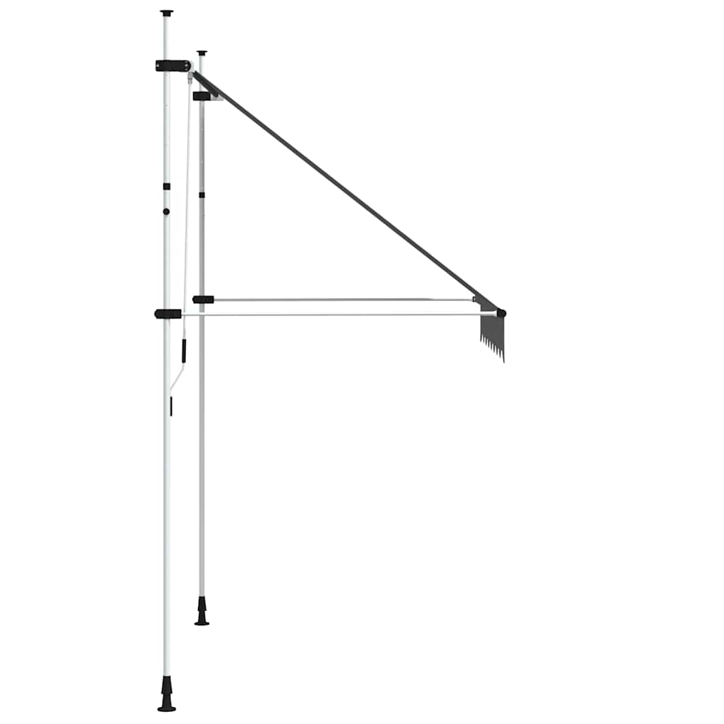 Einziehbare Markise Handbetrieben 150 cm Anthrazit