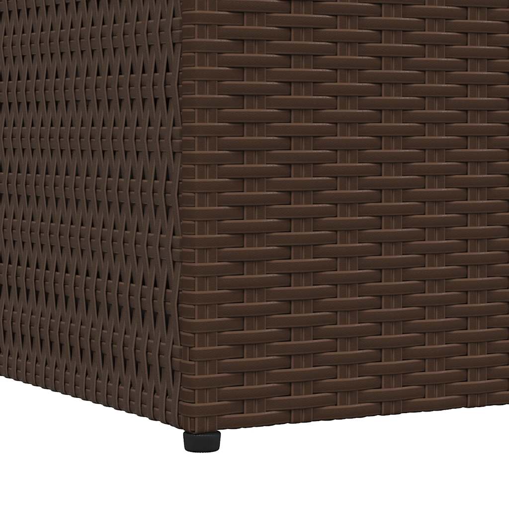 Garden-Auflagenbox Schwarz 150x100x100 cm Poly Rattan