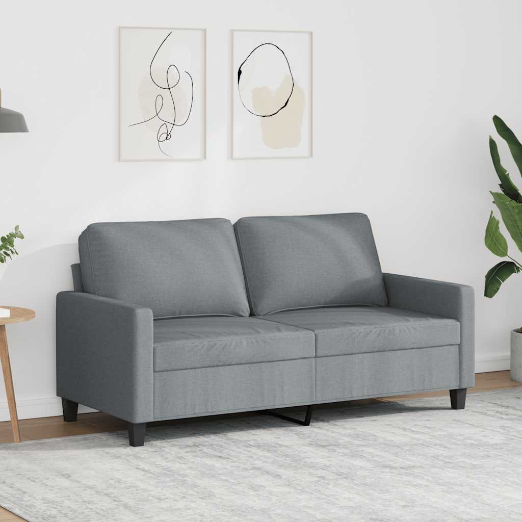3-Sitzer-Sofa Hellgrau 180 cm Stoff