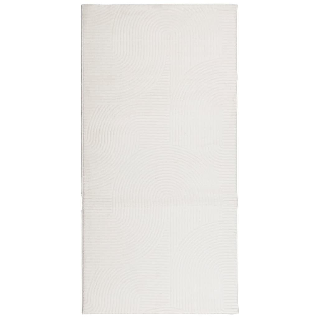 Teppich IZA Kurzflor Skandi-Stil Anthrazit 80x150 cm