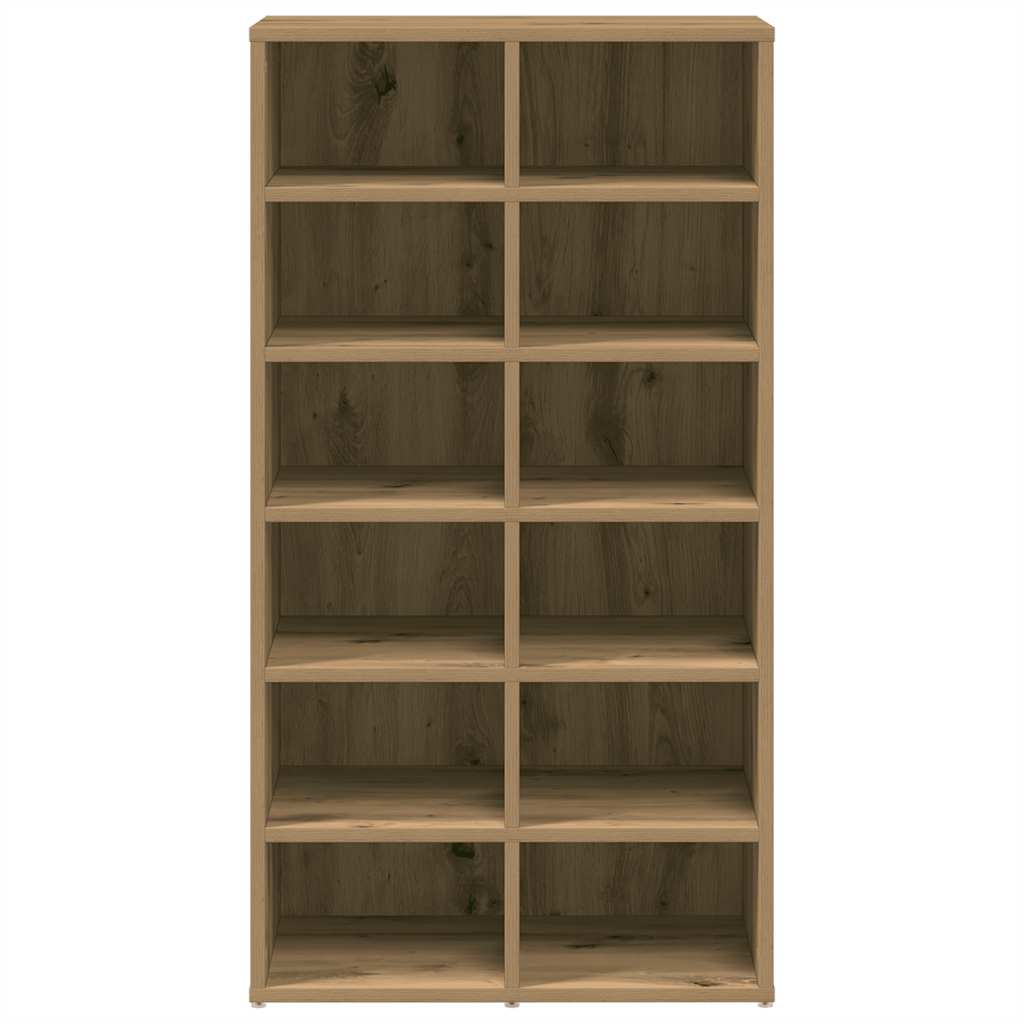 Schuhregal Weiß 54x34x100,5 cm Holzwerkstoff
