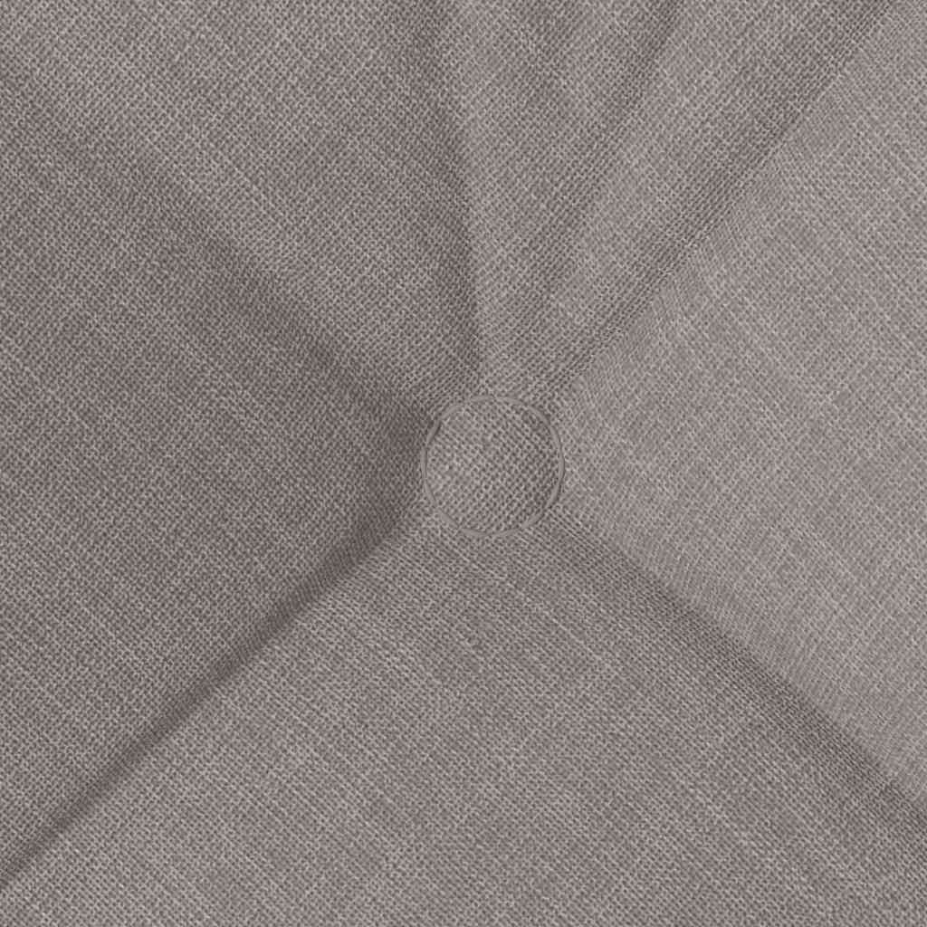 Sitzkissen 4 pcs Hellgrau 40 x 40 x 12 cm Stoff