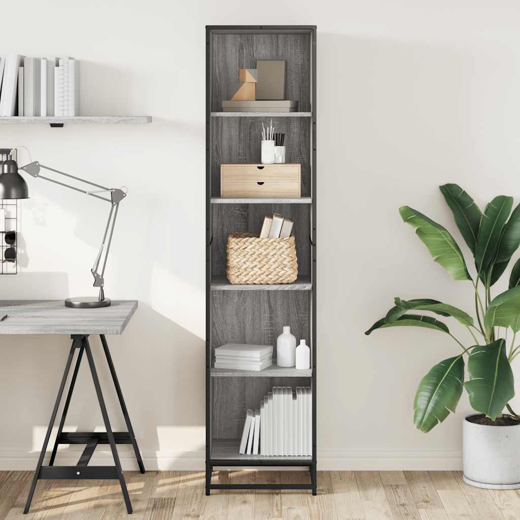 Bücherregal Schwarz 60x35x139 cm Holzwerkstoff