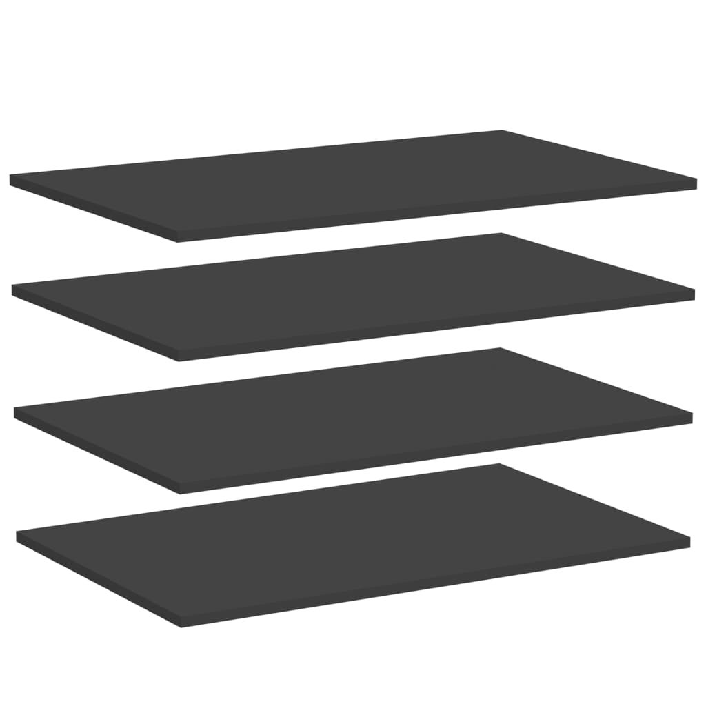 Bücherregal-Bretter 4 Stk. Weiß 40x10x1,5 cm Holzwerkstoff