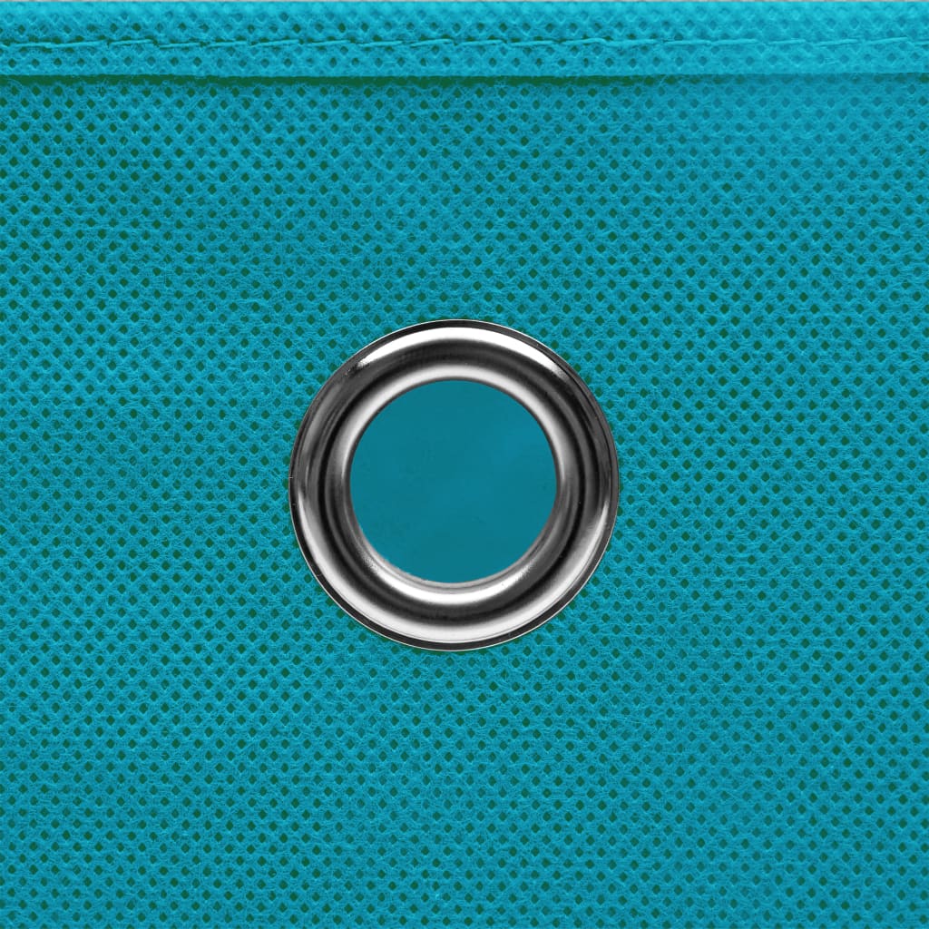 Aufbewahrungsboxen 4 Stk. Blau 32x32x32 cm Stoff