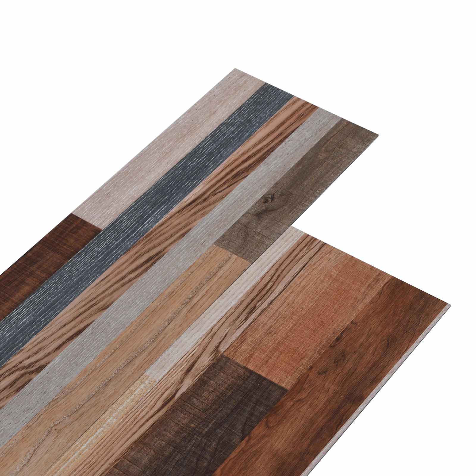 Bodenplanken 36 pcs Walnussbraun 5,02 m² PVC