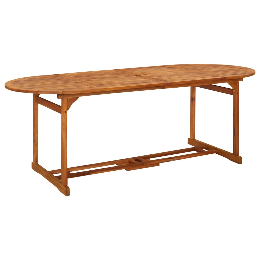 Garten-Esstisch 180x90x75 cm Massivholz Akazie