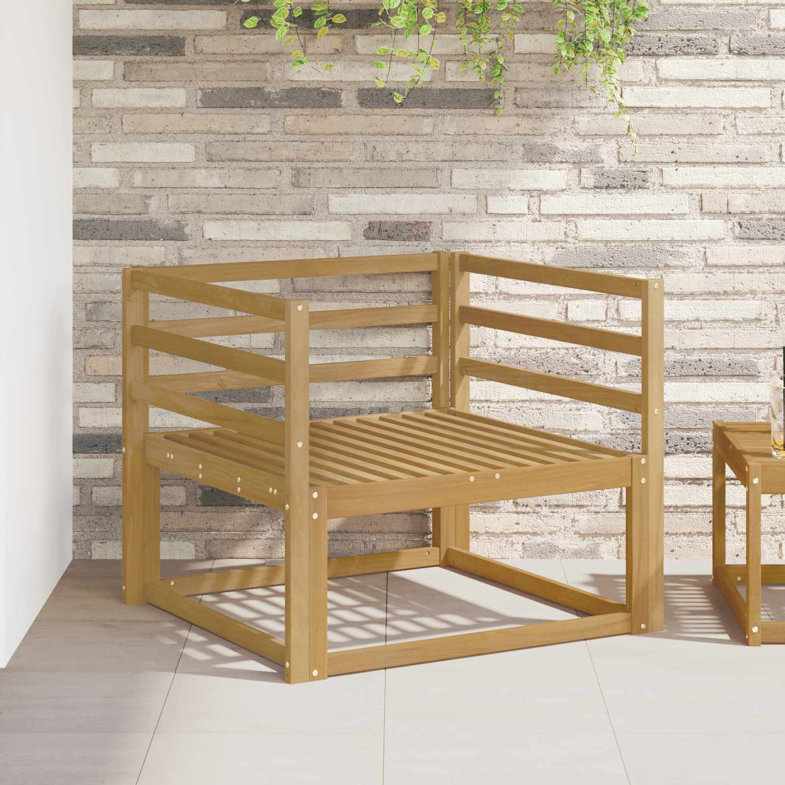 Outdoor Mittelsofa Natur