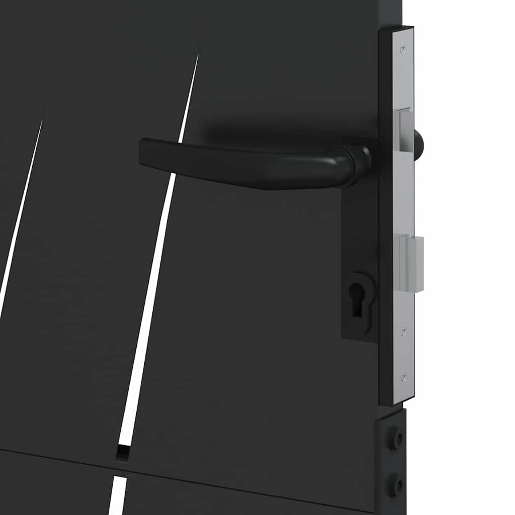 Gartentor 85x75 cm Cortenstahl Gras-Design