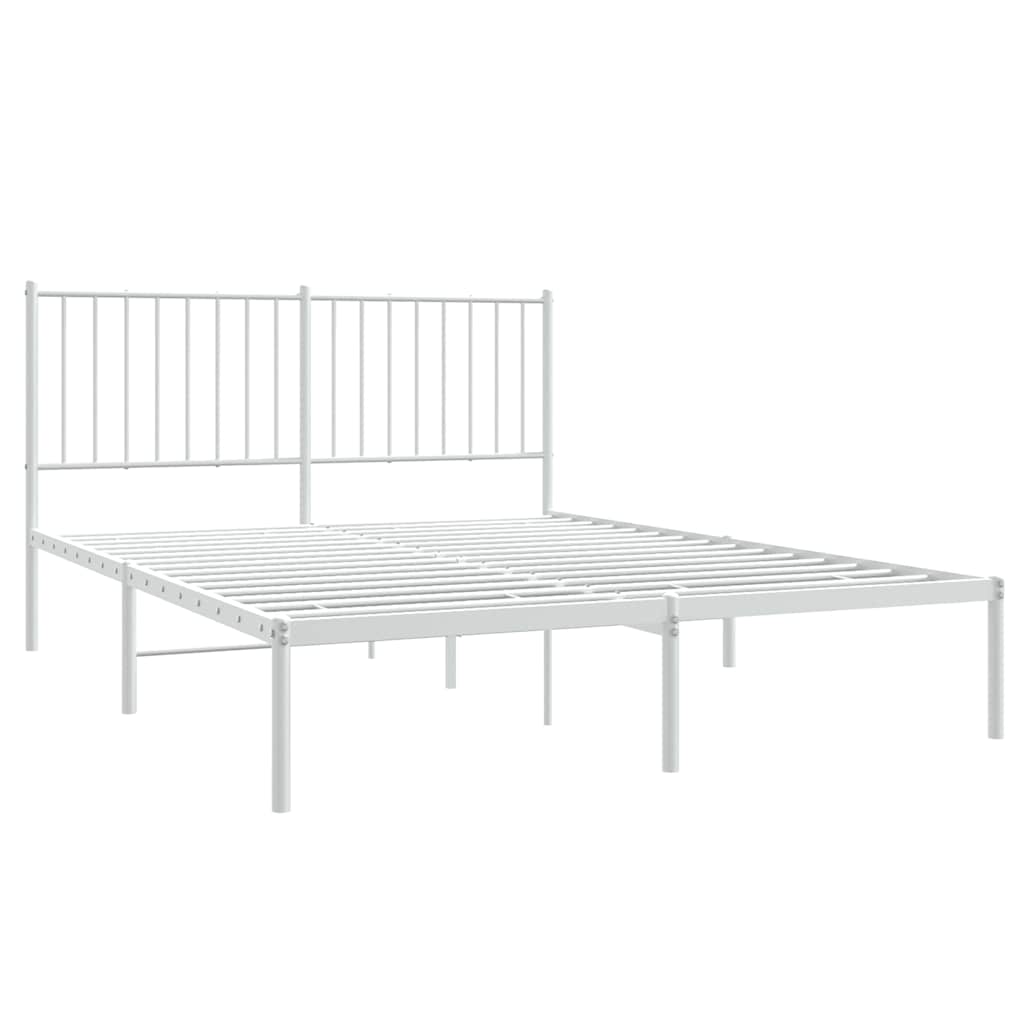 Bettgestell Metall Schwarz 75x190 cm