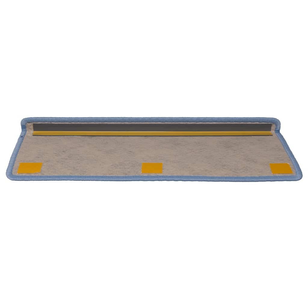 Treppenmatten Selbstklebend Sisal-Look 15 Stk. 65x21x4 Platina