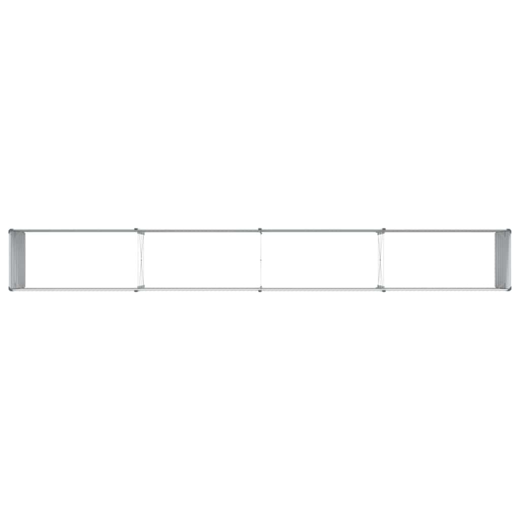Hochbeet Hellbraun 100 x 100 x 77 cm Verzinkter Stahl