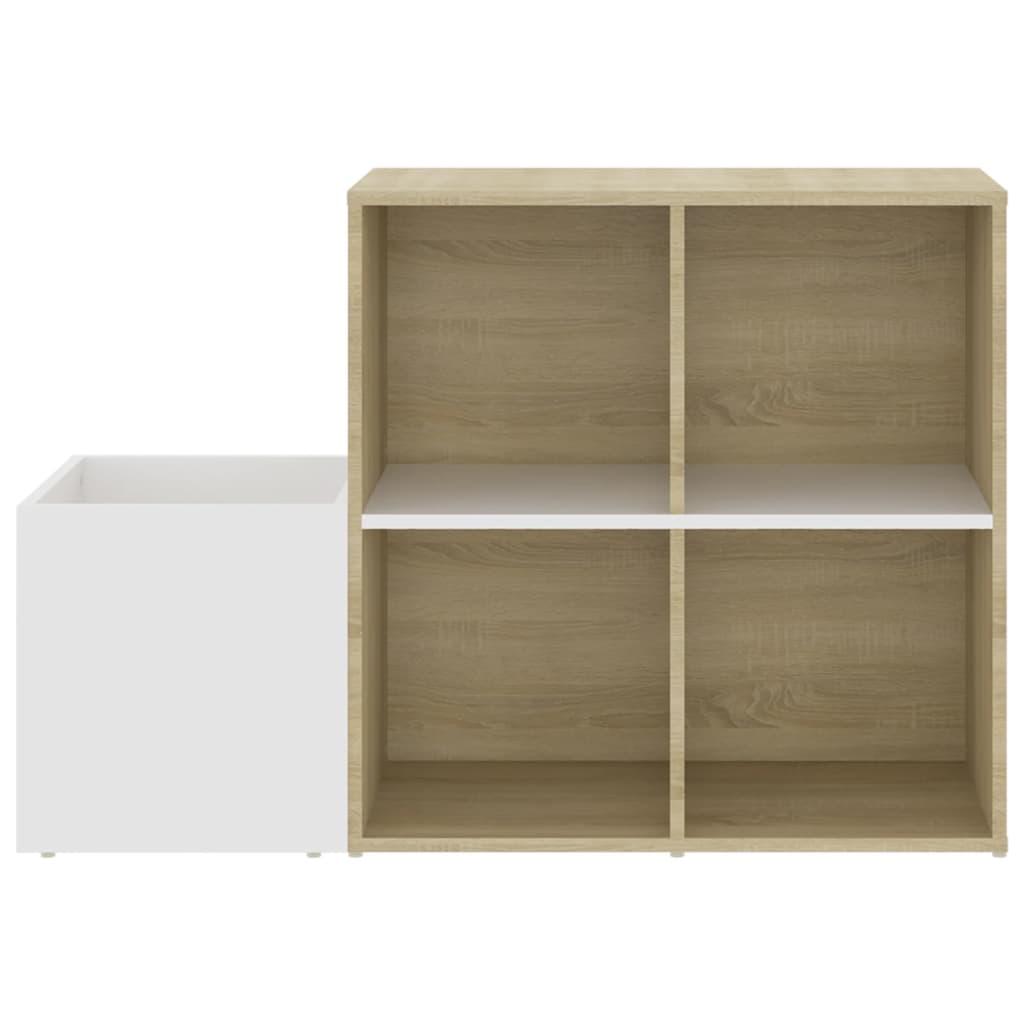 Flur-Schuhschrank Weiß 105x35,5x70 cm Holzwerkstoff