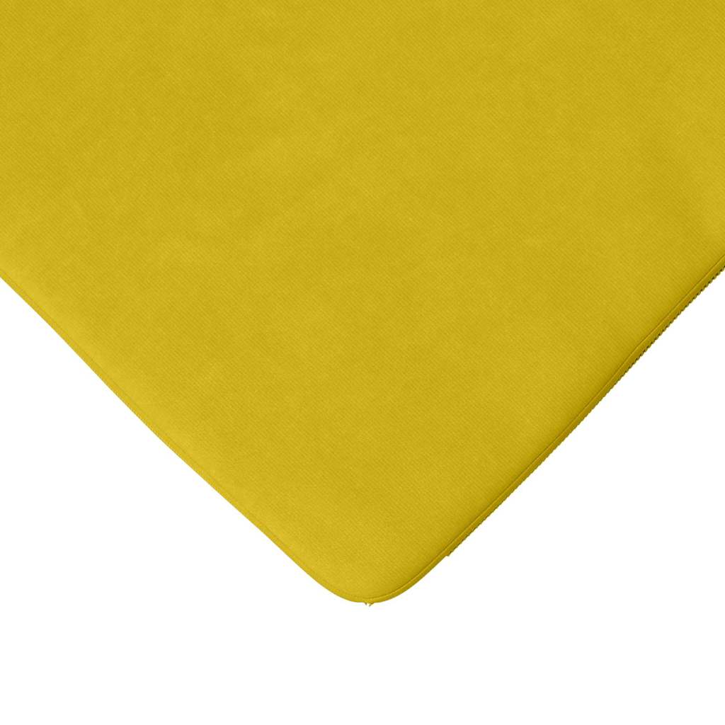 Sitzkissen 4 pcs Blau 40 x 40 x 3 cm Samt