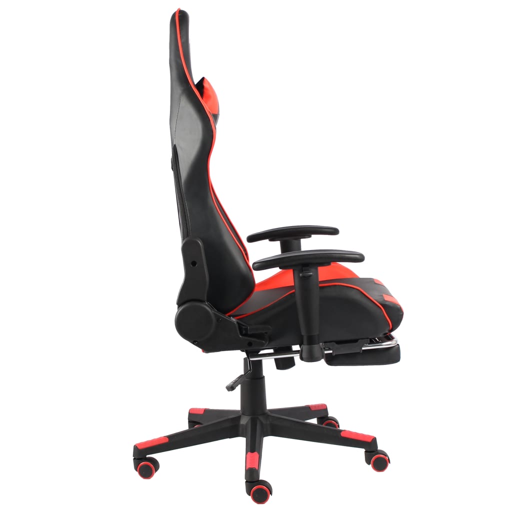Gaming-Stuhl Drehbar Blau PVC