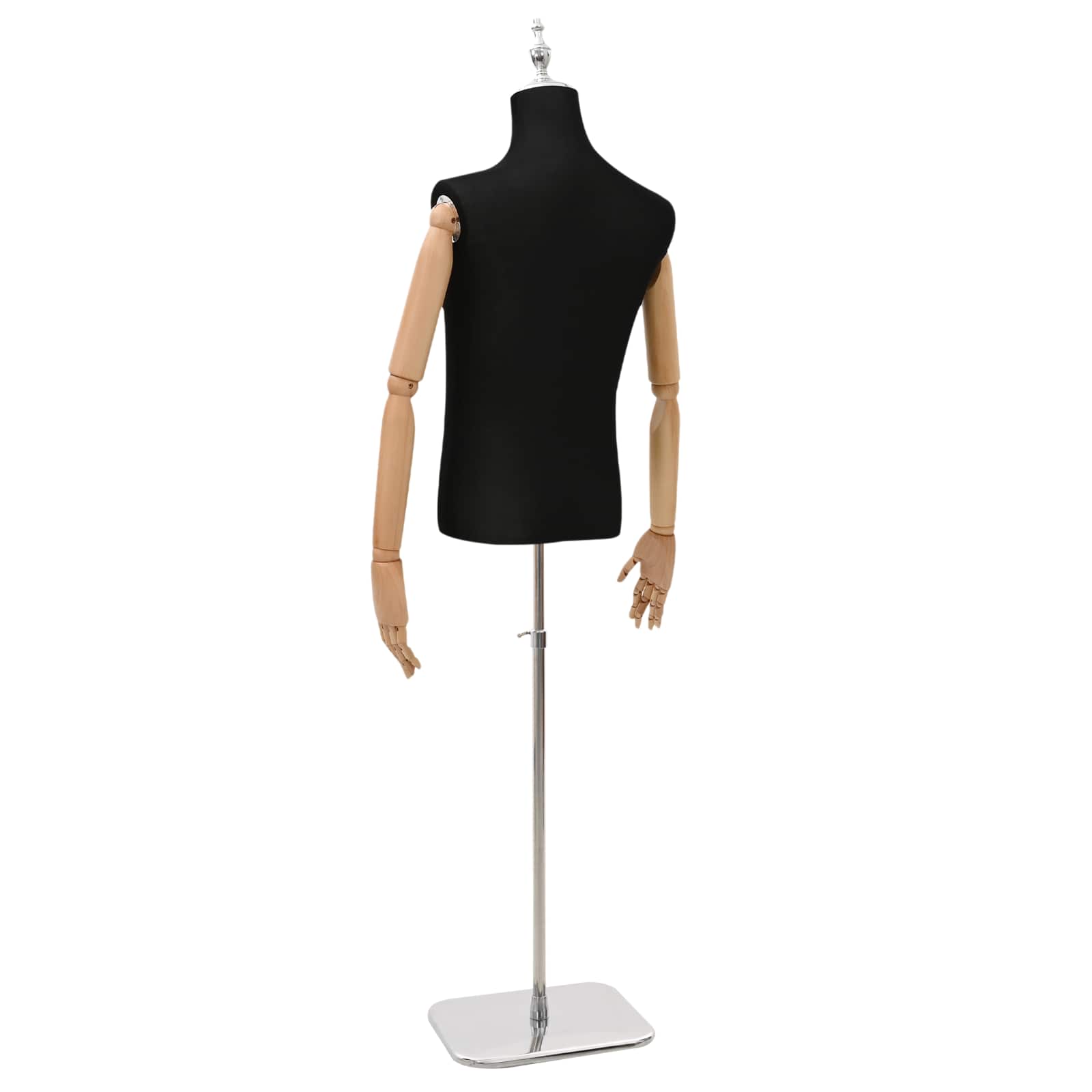 Verstellbare Mannequin 165-213 cm mit Fuß Weiblich PP Weiß