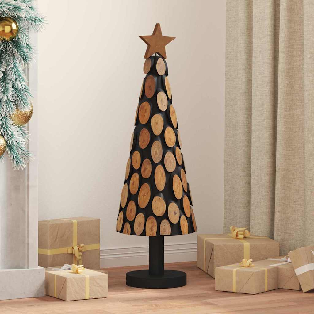 Weihnachtsbaum mit Ständer Braun 61 cm Massivholz Teak