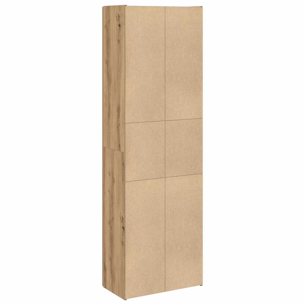 Aktenschrank Weiß 60x32x153 cm Holzwerkstoff