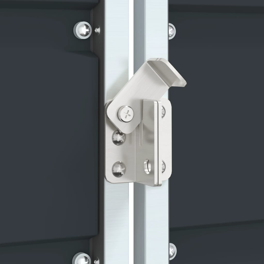 Mülltonnenbox für 1 Tonne Grün 72x81x115 cm Stahl