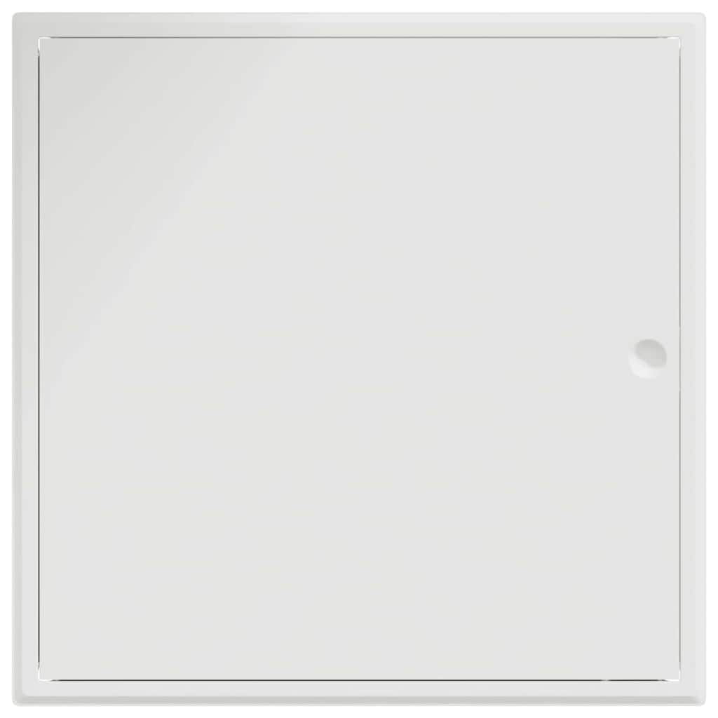 Zugangsklappe 2 pcs Weiß 23 x 23 x 3 cm Stahl