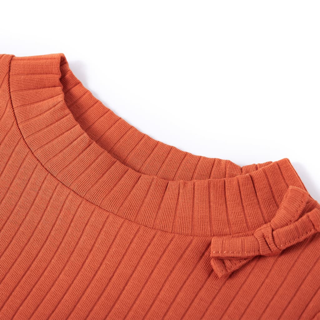 Kinder-Langarmshirt Ocker 104