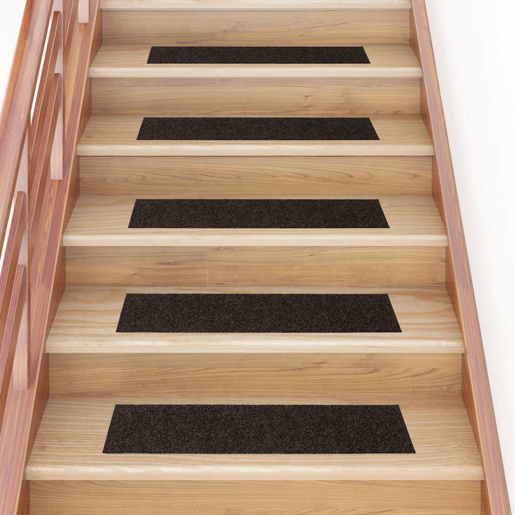 Stufenmatten Selbstklebend 15 Stk. 60x25 cm Hellbraun Rechteckig