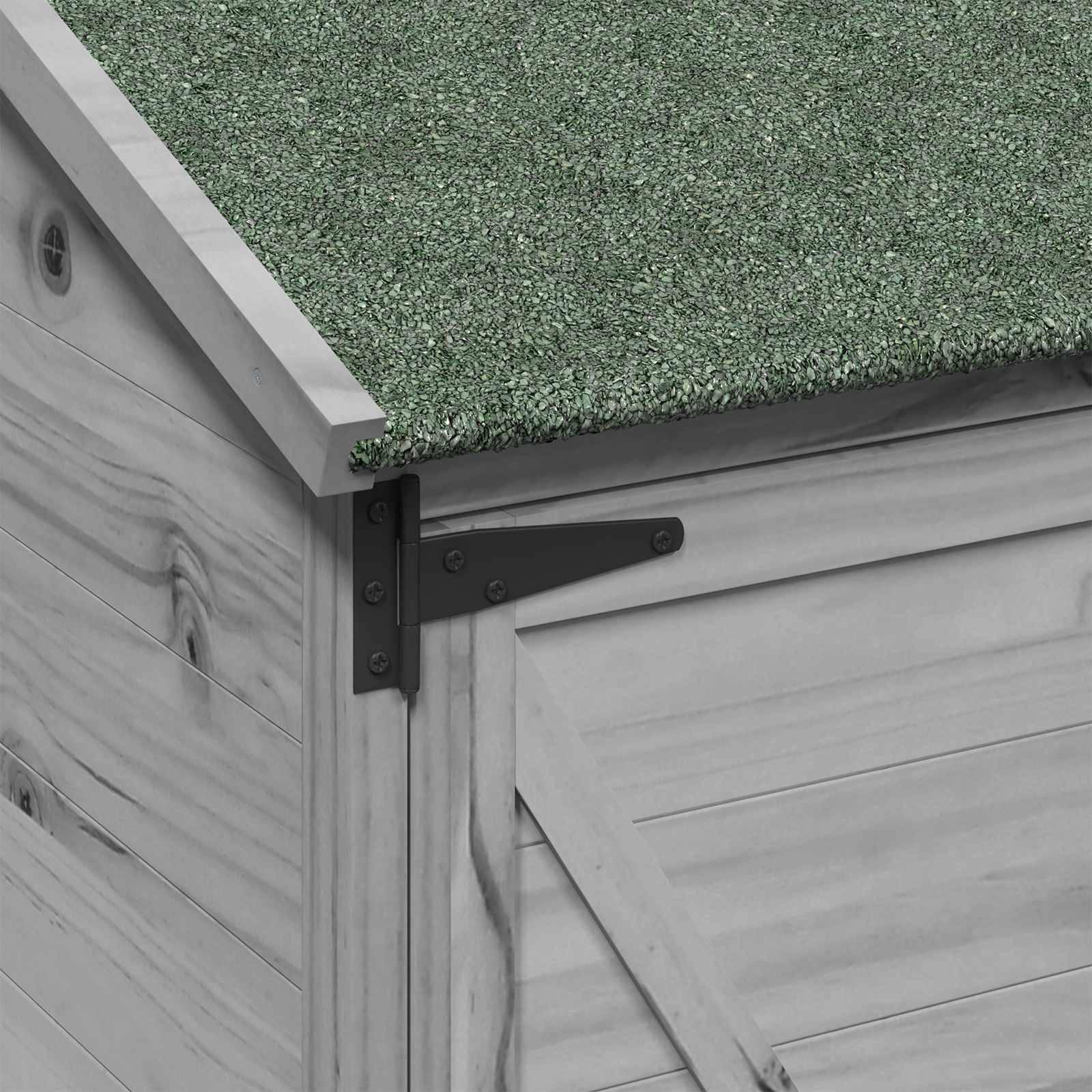 Gartenschuppen Natur 59,5 x 56 x 113,5 cm Massivholz aus Fichte