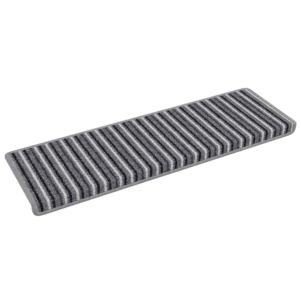 Selbstklebende Treppenschoner 15 pcs Anthrazit 65 x 21 x 4 cm
