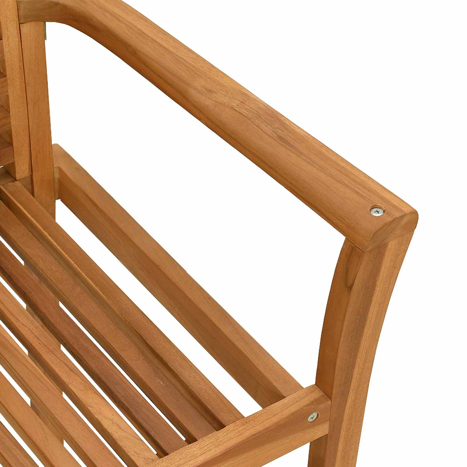 Essstühle 6 Stk. Stapelbar Massivholz Teak