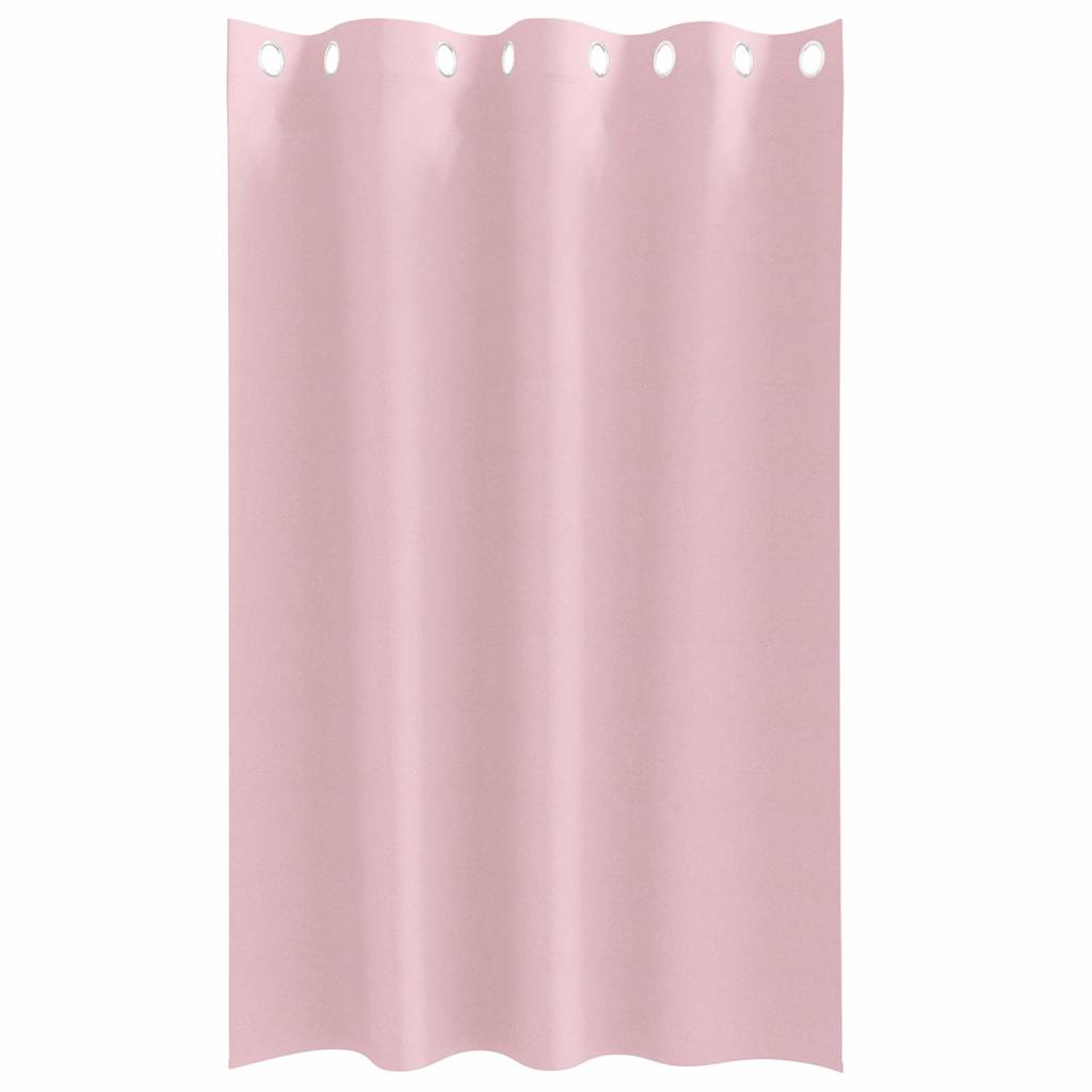 Verdunkelungs-Vorhänge mit Ringen 2 pcs Beige 140 x 140 cm