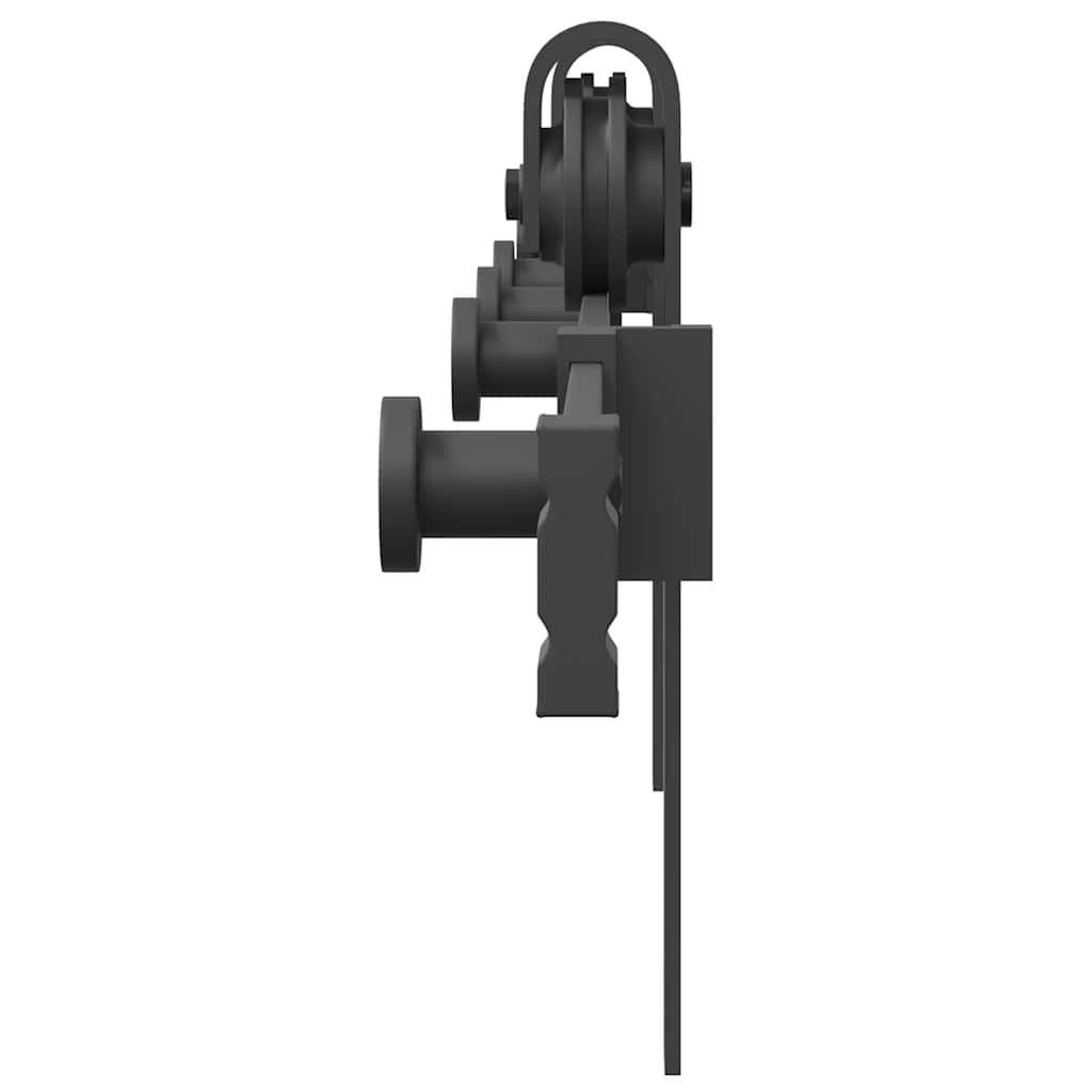 Schiebetürbeschlag-Set SKIEN 183 cm Stahl Schwarz
