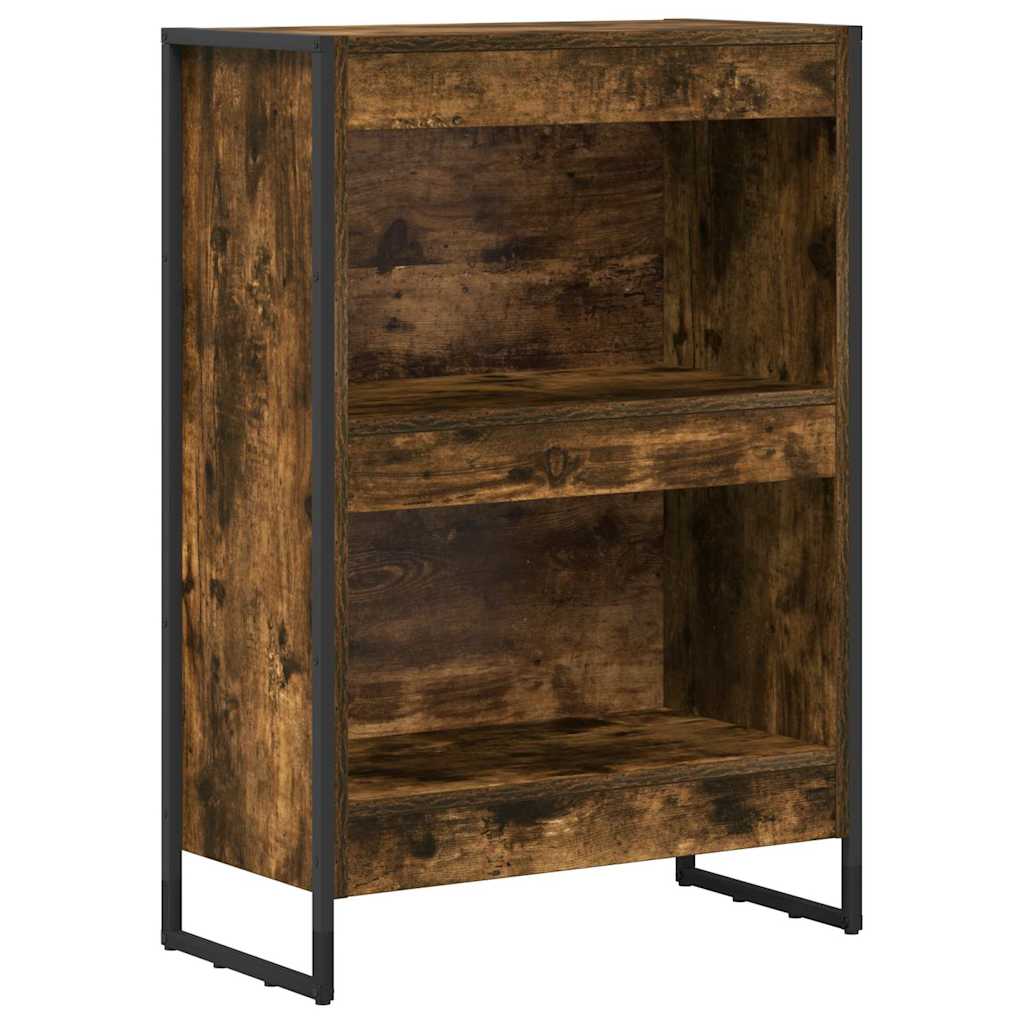 Bücherregal 2 pcs Schwarz Eichen-Optik 60 x 30 x 189,5 cm