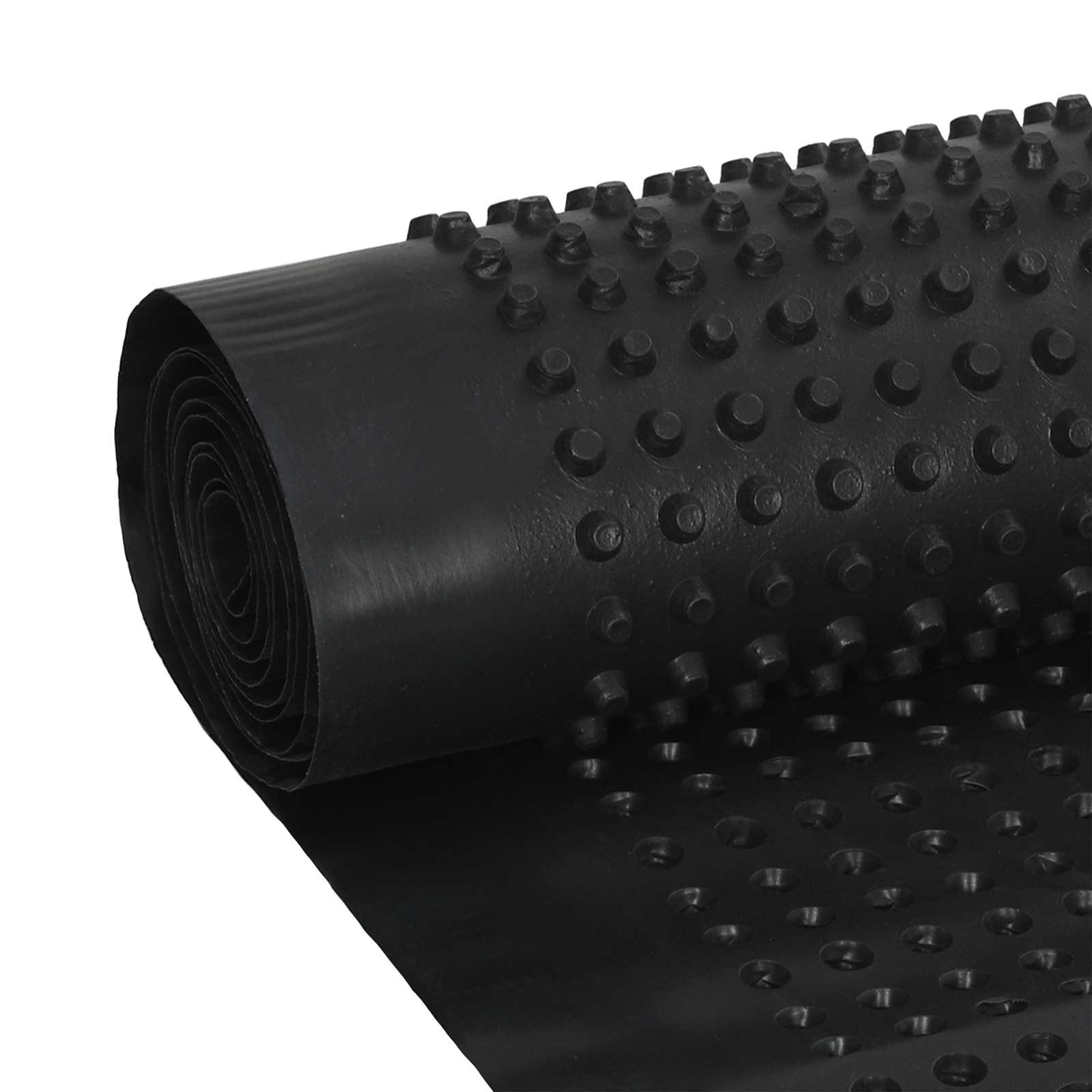Dimpled Drainage Sheet Schwarz 0,5 x 20 m HDPE