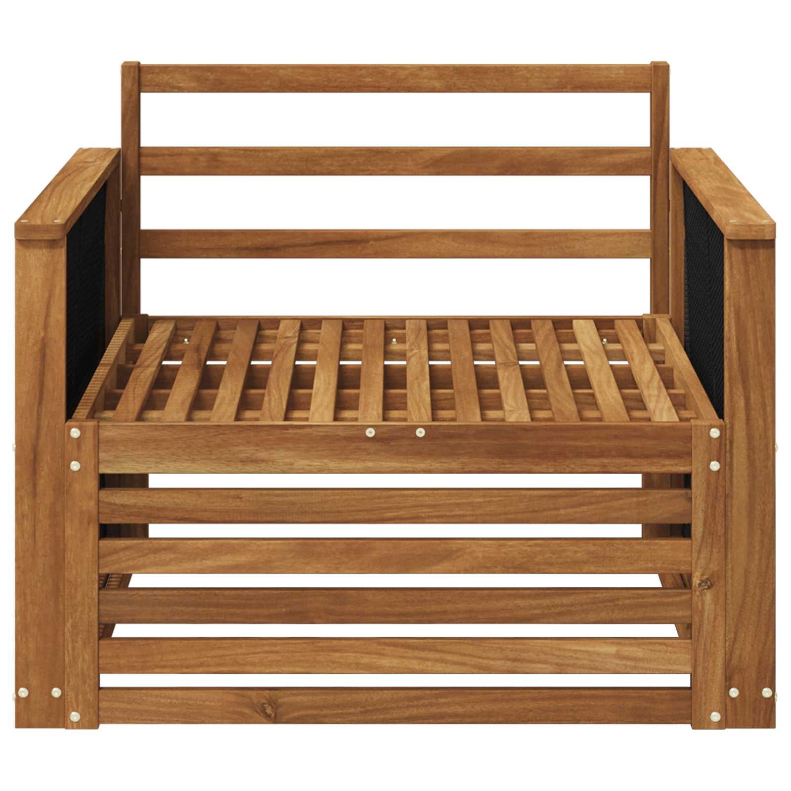 2 Stück Outdoor-Sofa Natur