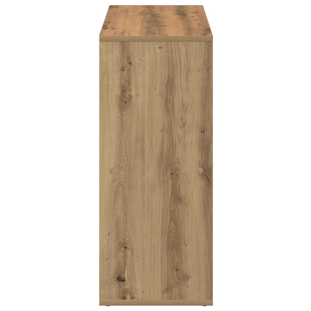 Bücherregal Weiß 137,5x29x137,5 cm Holzwerkstoff