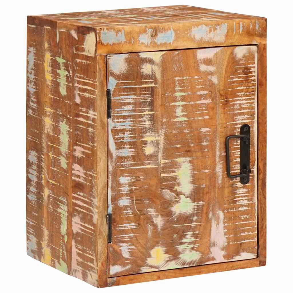 Nachttisch Braun 35 x 33 x 48 cm Massivholz Mango
