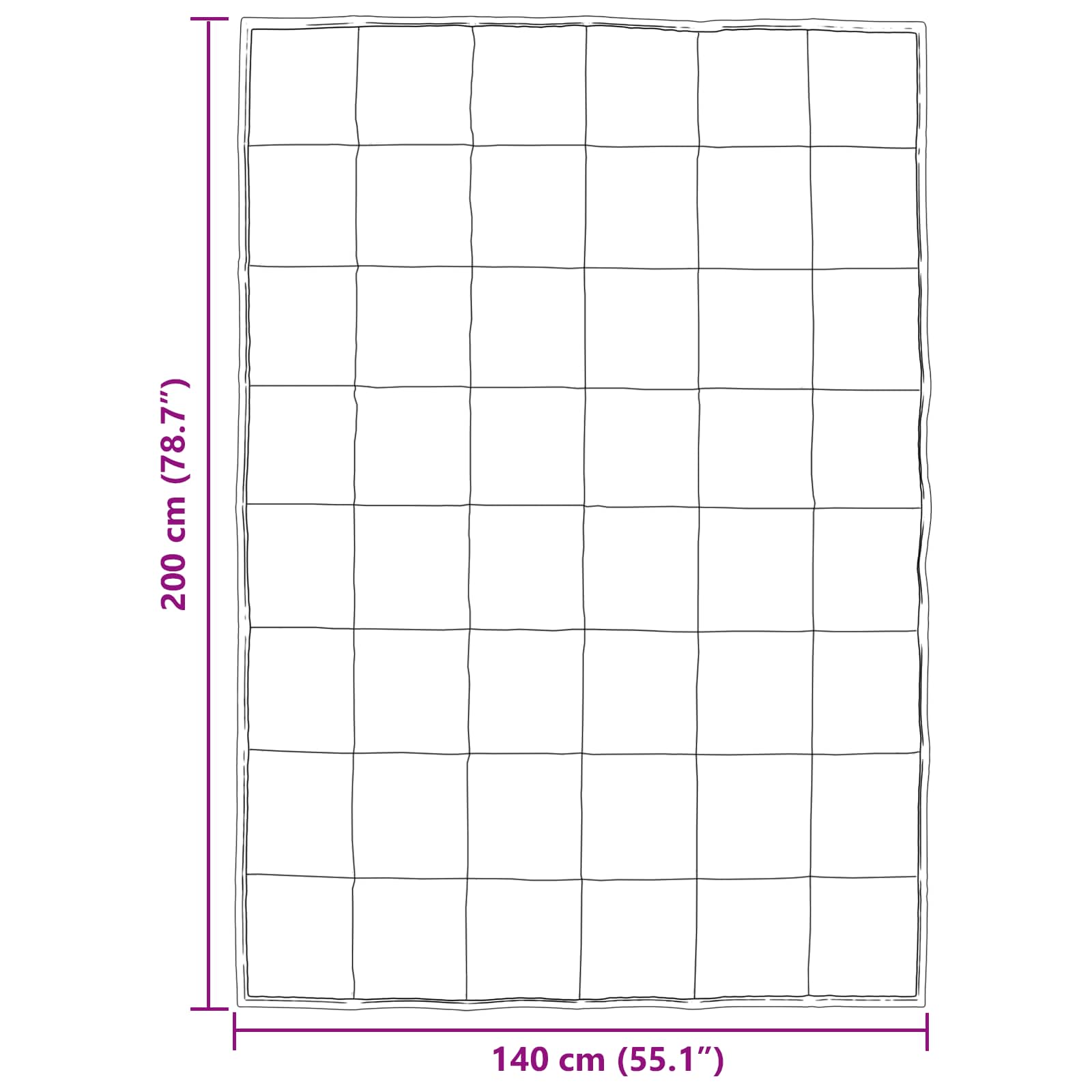 Ganzjahresbettdecke Gold 135 x 200 cm Satin und Mikrofaser