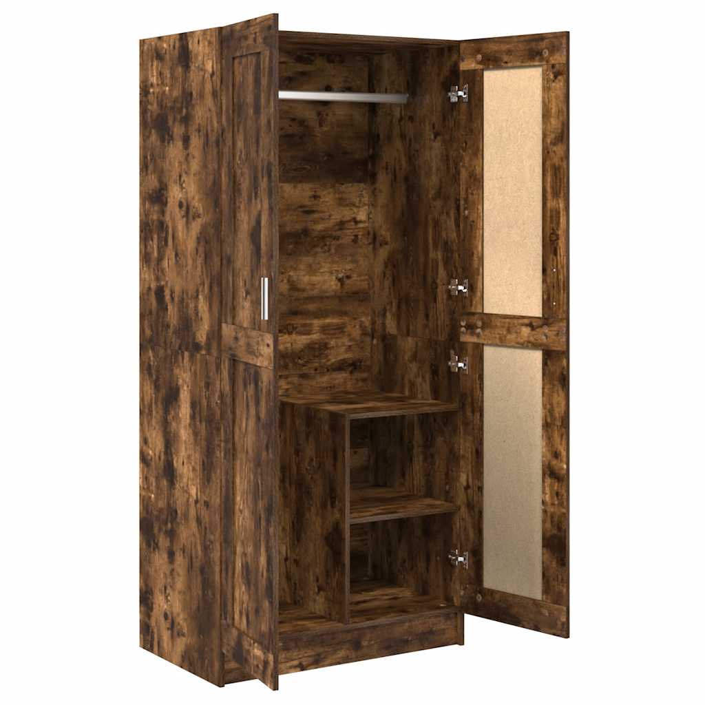 Kleiderschrank Weiß 82,5x51,5x180 cm Holzwerkstoff