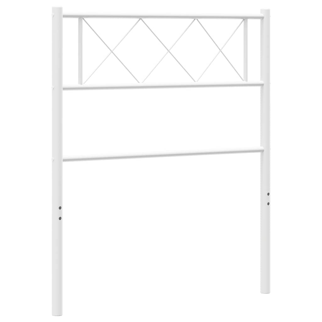 Ersatz-Kopfteil Metall Schwarz 100 cm