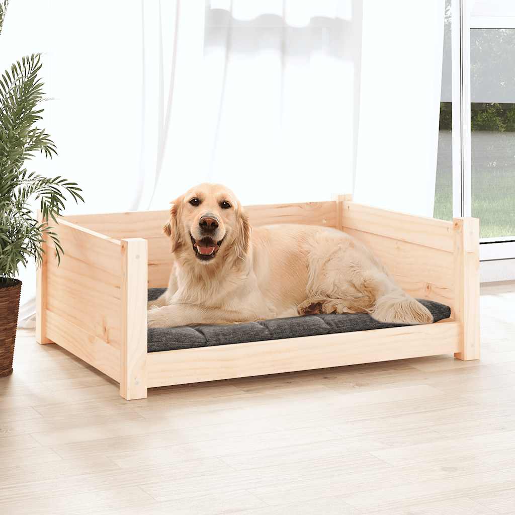 Hundebett 55,5 x 45,5 x 28 cm Massivholz Kiefer