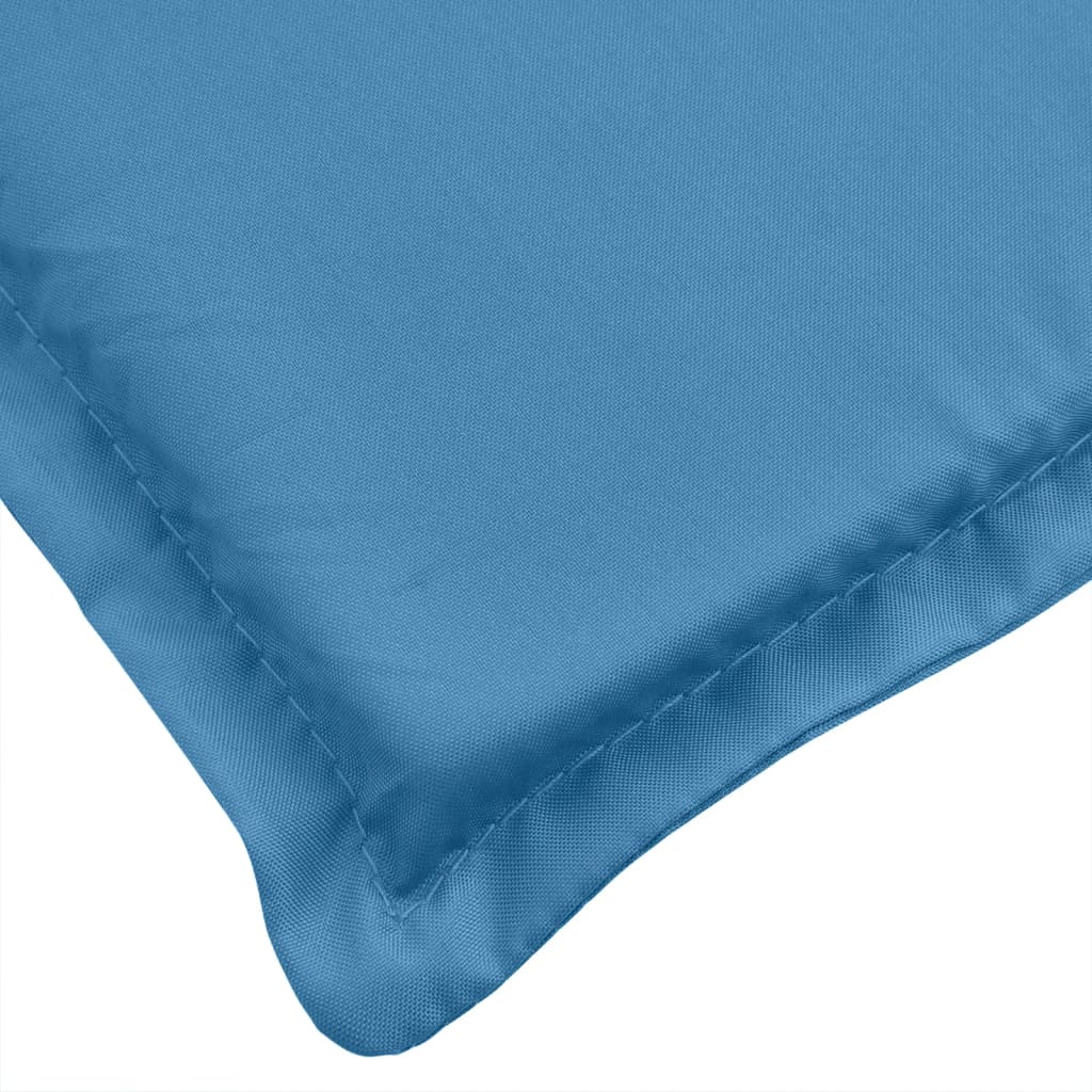 Niedriglehner-Auflagen 2 Stk Melange Anthrazit 100x50x7cm Stoff