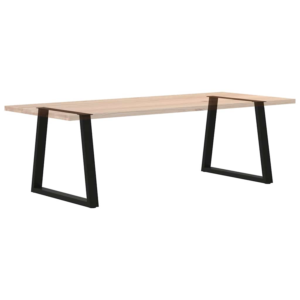Couchtischbeine V-Form 2 Stück Schwarz 30x(30-31,3) cm Stahl
