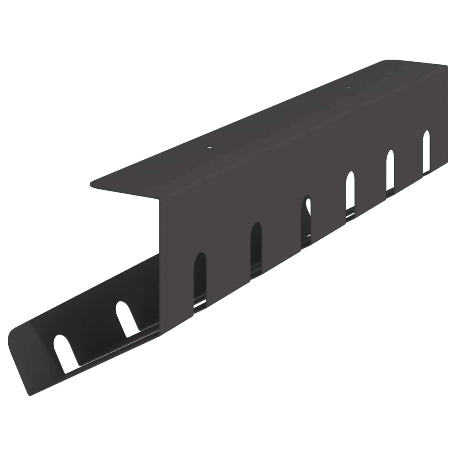 Unter dem Schreibtisch Kabelmanagement Tray 2 Stk. Anthrazit