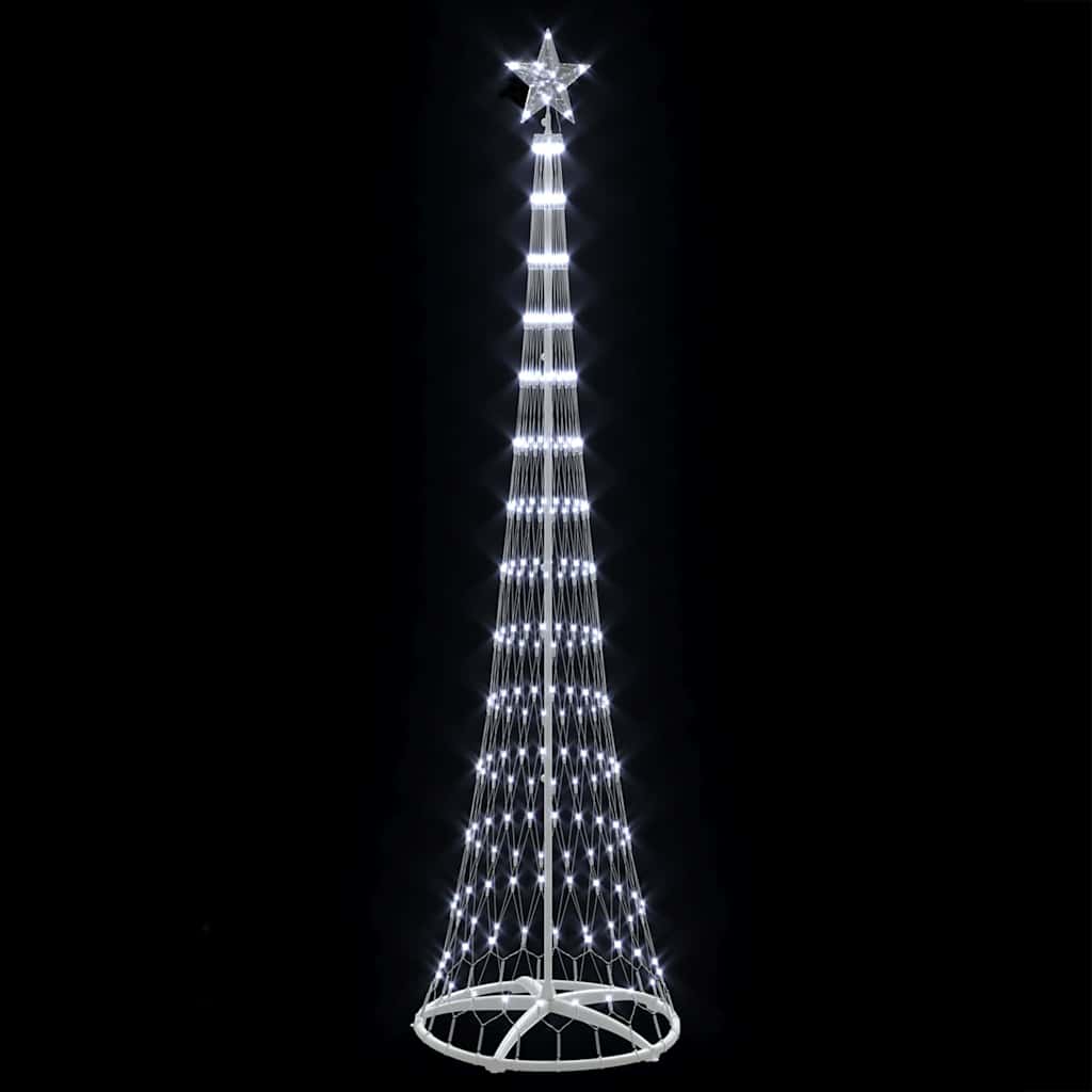 LED-Weihnachtsbaum Warmes Weiß 51 x 51 x 190 cm Metall