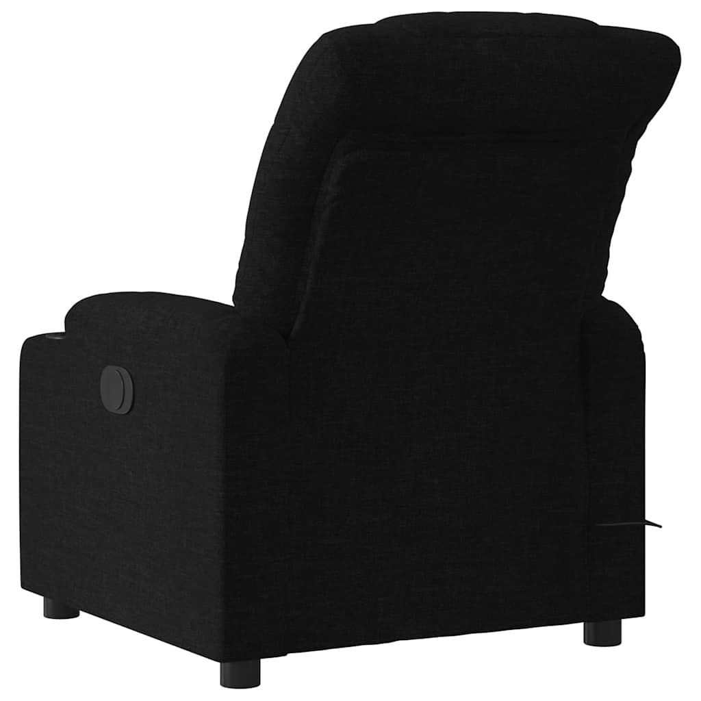 Massage-Relaxsessel, hellgrauer Stoff