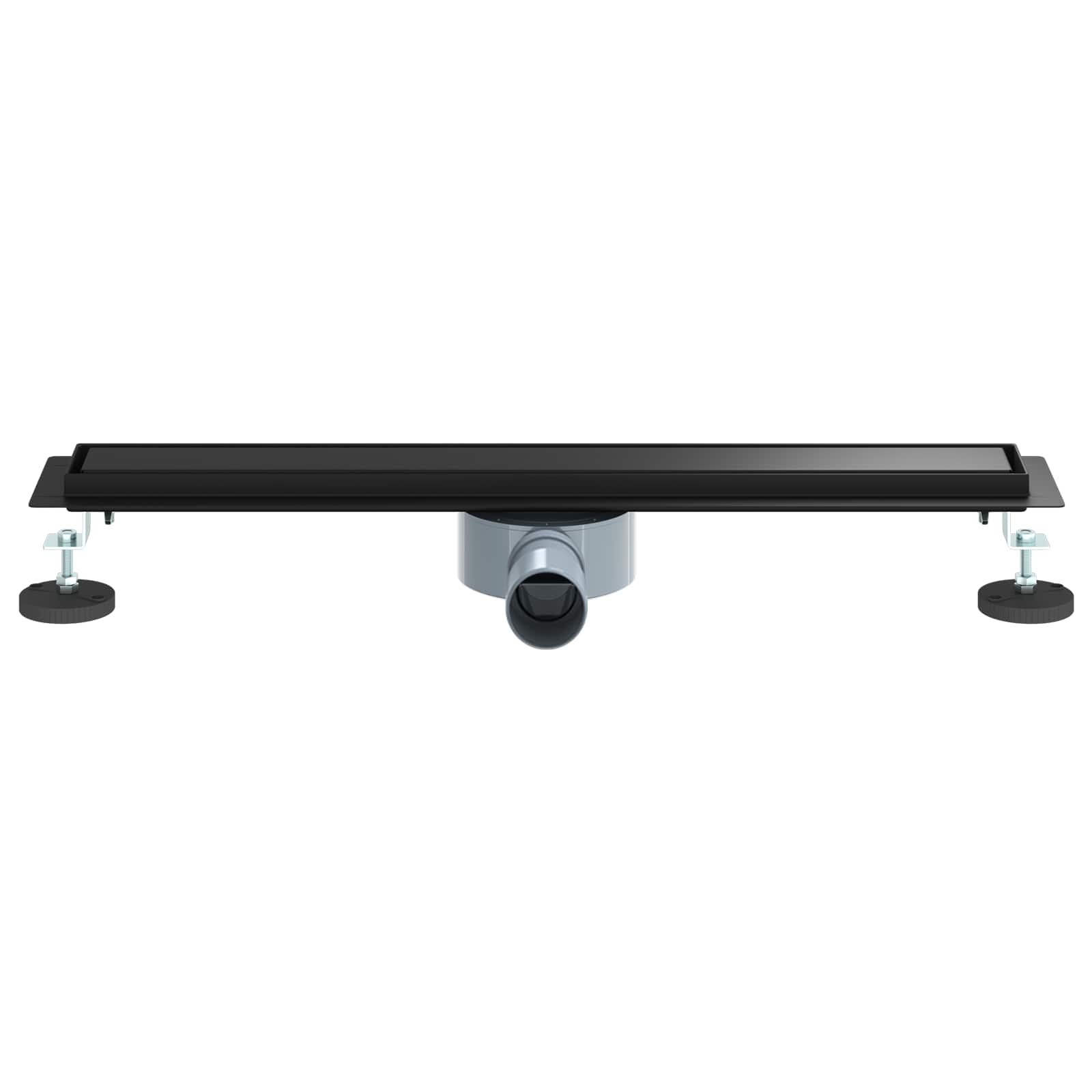Duschablauf 2-in-1 mit 360° Siphon Silber 54 x 11 x 9,5 cm